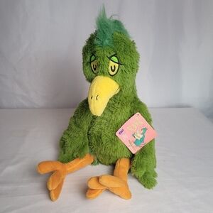 Kohls Cares Dr. Suess Oh Say Can You Say? Hooey Green Parrot Plush 16 Inch